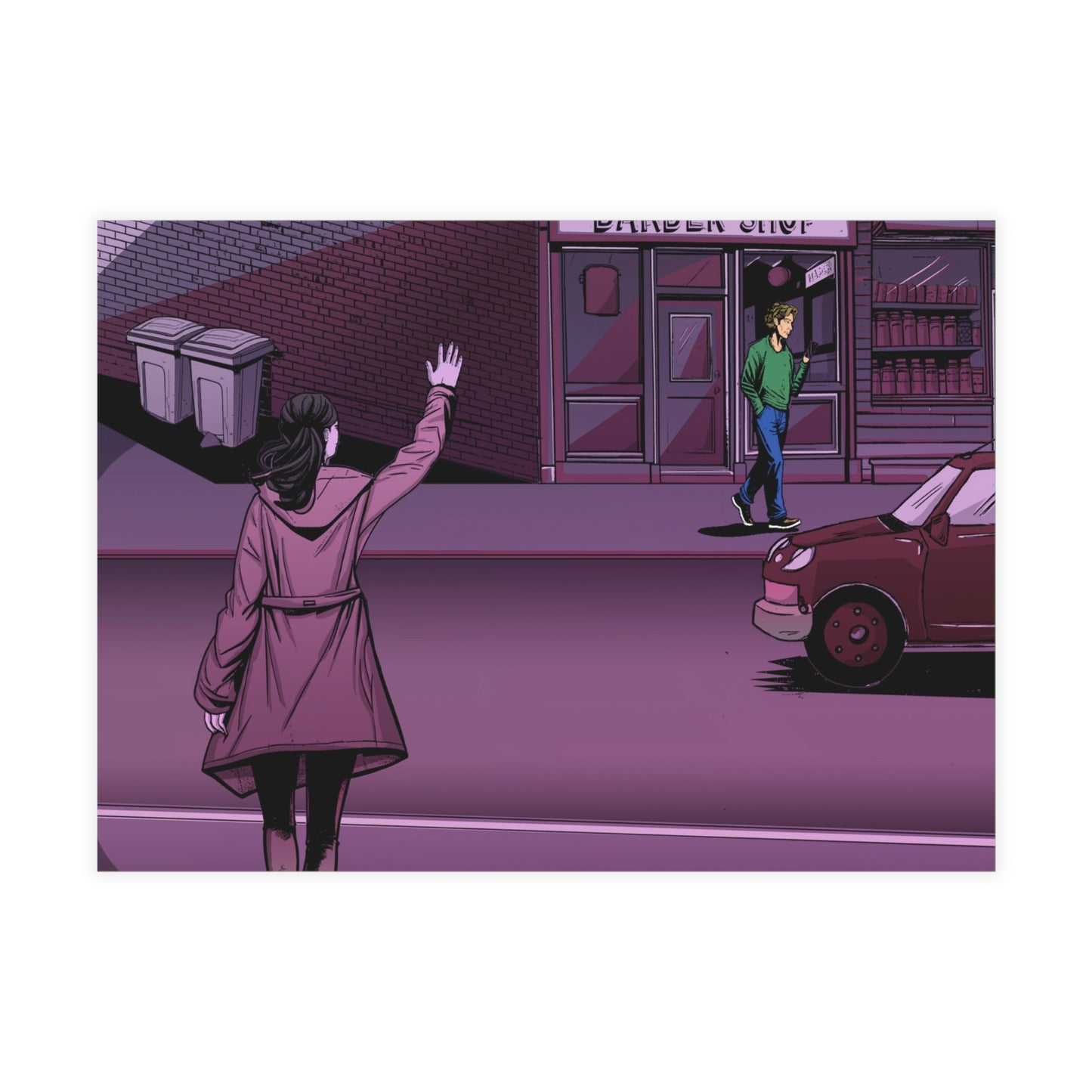 Postcard: "Talk To You Never, See You Always" (bundles of 10, 30 or 50)