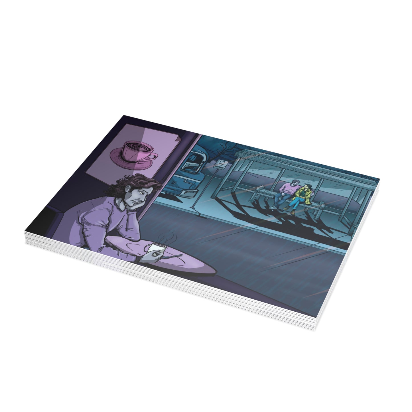 Postcard: "Talk To You Never, See You Always" (bundles of 10, 30 or 50)